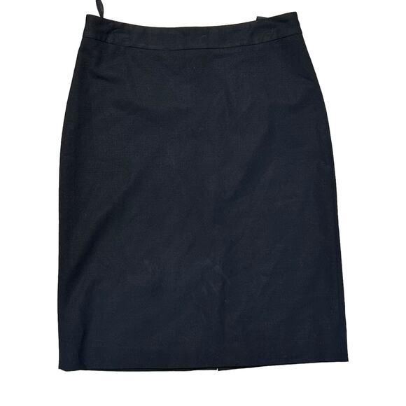 Banana Republic Black Wool Stretch Pencil Skirt Size 8 Made in Italy - Picture 6 of 6